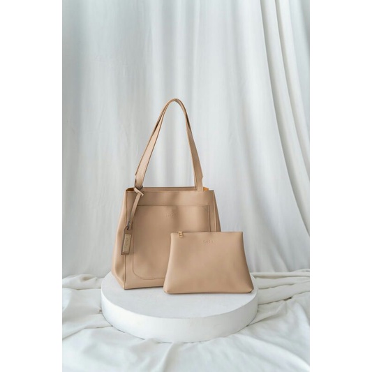 Tote Bag | Flicka Bag Kode J 191 - Taupe