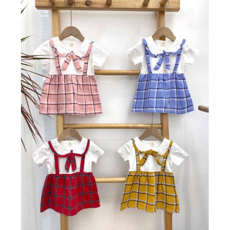 Dress rompi anak perempuan model korea