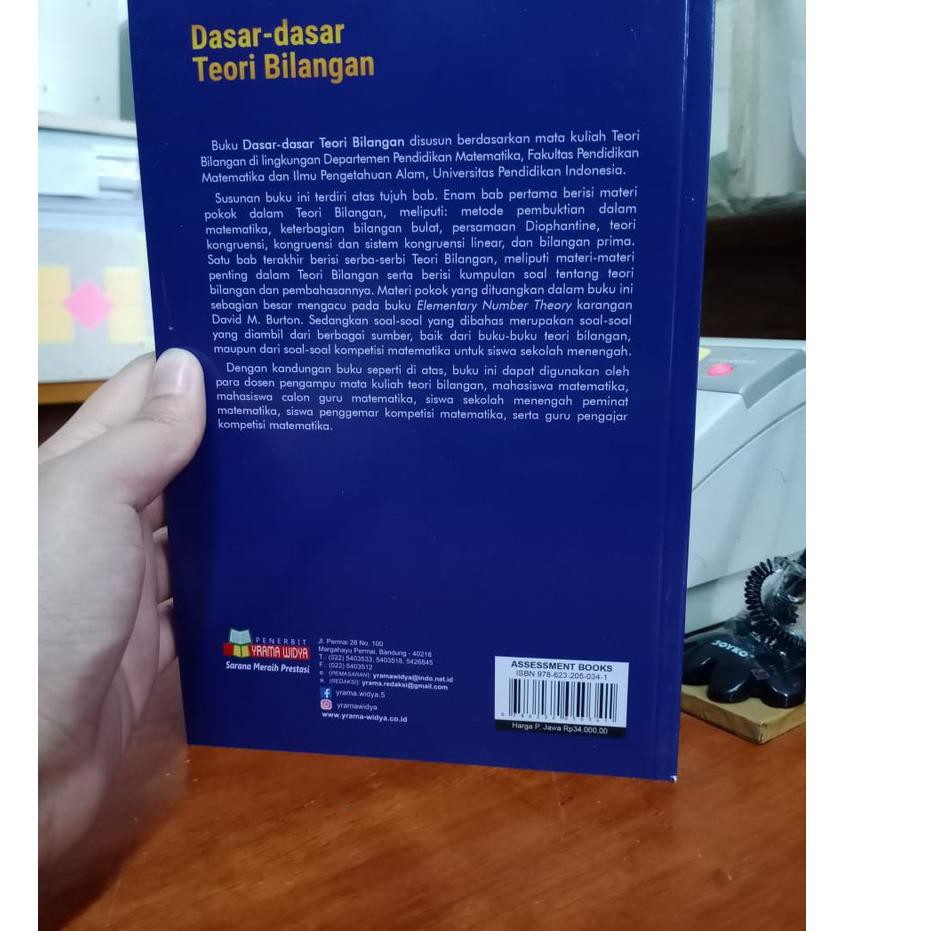 【 Event [12.12] 】 BUKU DASAR DASAR TEORI BILANGAN MATEMATIKA / BUKU MATEMATIKA ...