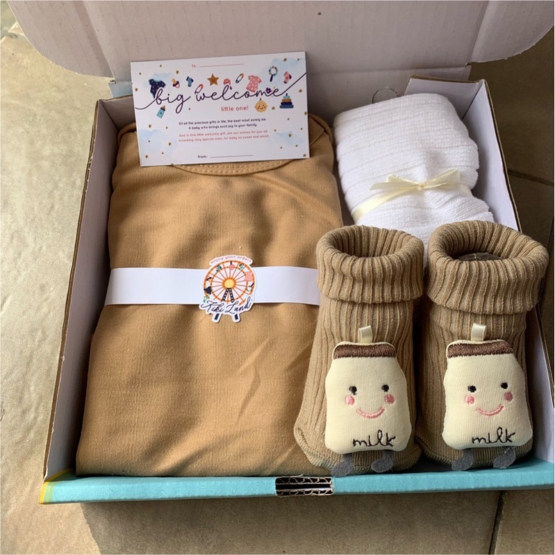 TERMURAH!Hampers parsel kado lahiran PREMIUM IMPORT murah newborn baby gift set baby gift box set pakaian bayi parsel kado lahiran perempun laki laki hadiah kelahiran bayi terlaris baju bayi murah kaos kaki bayi 3D import parsel lahiran bayi lengkap-Set 6
