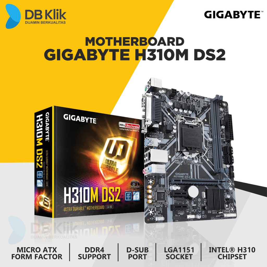 Motherboard Gigabyte H310M-DS2"ORIGINAL"