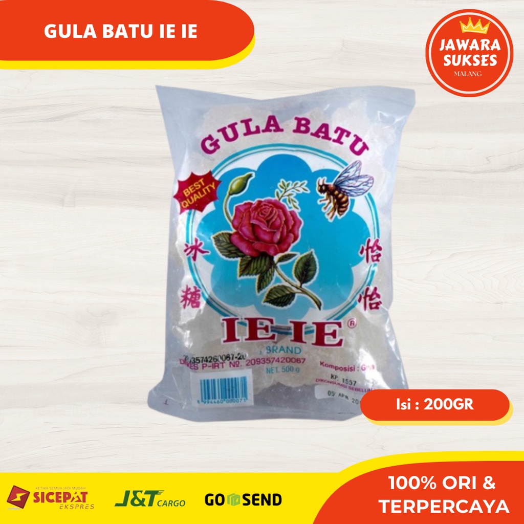 

GULA BATU IE IE kemasan 200gr