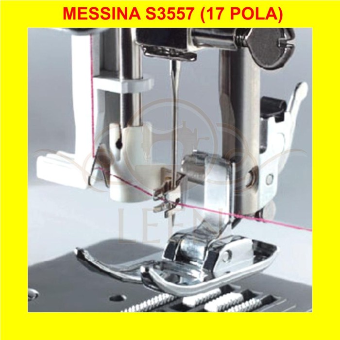 Mesin Jahit Portable MESSINA S3557 S 3557 Pola 17 Rumah Tangga LEEN