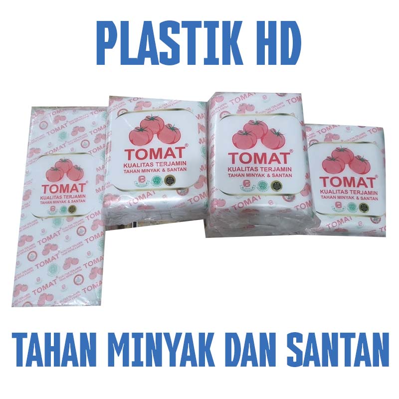 PELASTIK PE MERK TOMAT 10x25 12x30 15x35 25x35