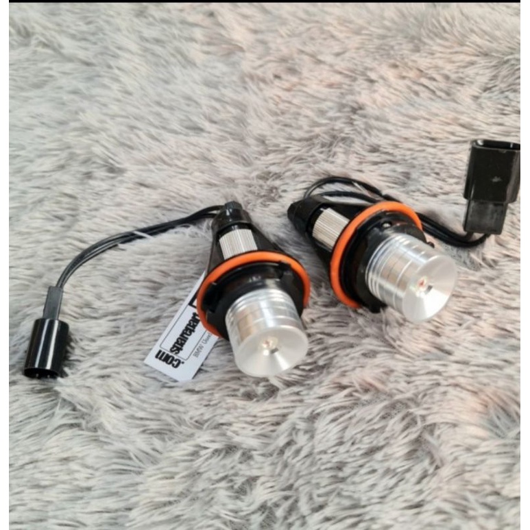 lampu LED ring Angel Eyes KUNING BMW E39 Headlamp Facelift.