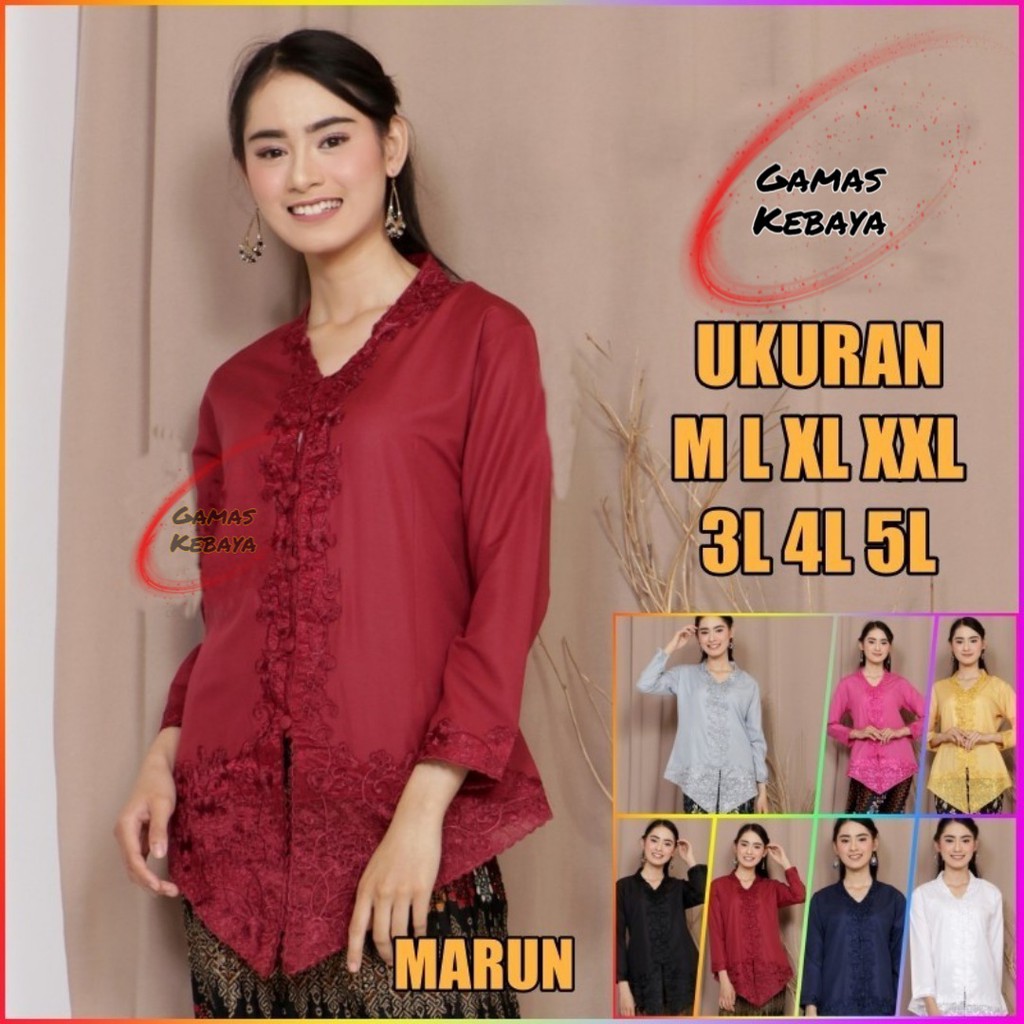 FLASH SALE ATASAN KEBAYA ENCIM TERMURAH/KEBAYA ENCIM/KEBAYA MODERN/KEBAYA JUMBO/BAJU KEBAY/BAJU ATASAN WANITA TERBARU