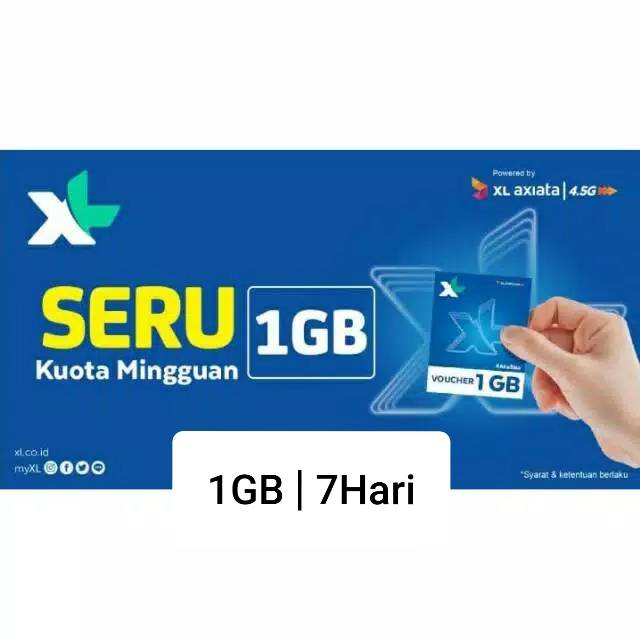 VOUCHER XL 1GB 7HARI NASIONAL