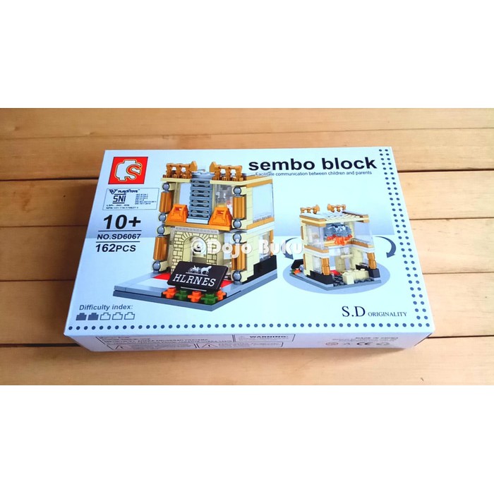 Lego Bangunan Toko Fashion Hermes Sembo Block
