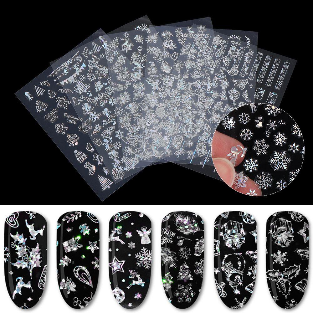 Preva Stiker Kuku Wanita Nail Tips Kuku Nail Art Dekorasi Elk