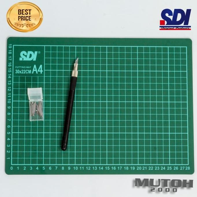 

BIG SALE CUTTING MAT A4 + CUTTER PEN SDI BERKUALITAS