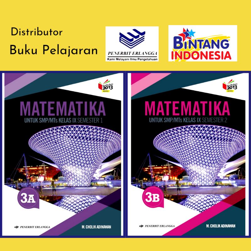 Erlangga - Buku Pelajaran Matematika Kelas 3A-3B Kurikulum 2013 Revisi