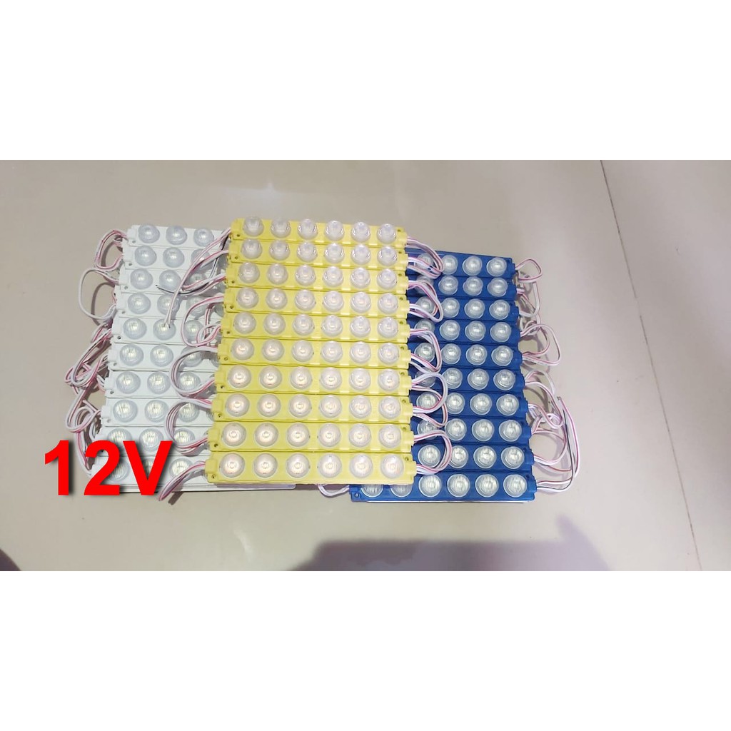 100Pcs Modul 3030 6 LED Tipe 13620 12V - Pink / Icy Blue / RGB