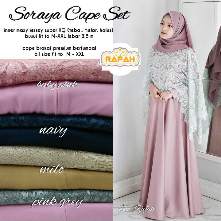 Soraya Cape Set Dress+Broklat