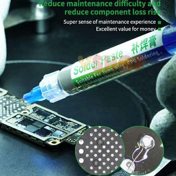 TIMAH SOLDER PASTA SUNTIK RELIFE RL-405 SOLDERING PASTA SUNTIK