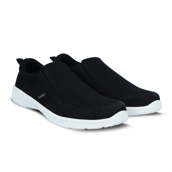 Sepatu Slip On Pria V 666 Brand Varka Sepatu Casual Santai Murah Berkualitas Warna Hitam