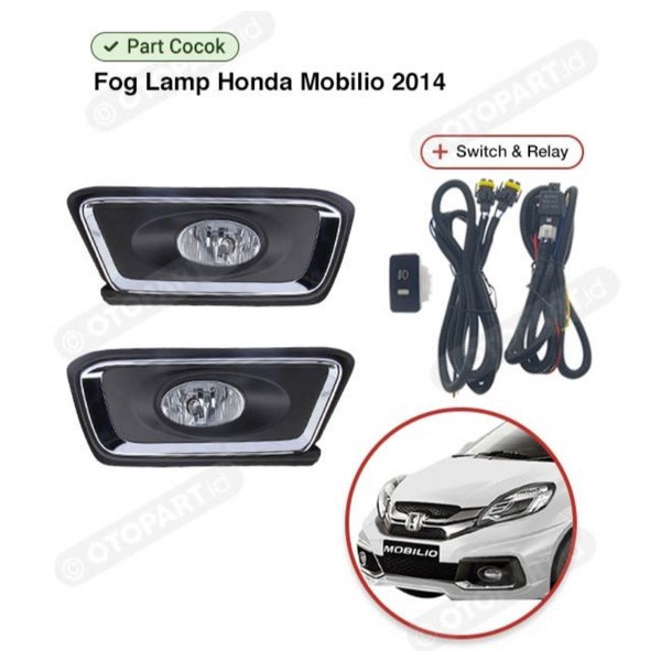 Foglamp Mobilio 2014 - 2016 Lampu Foglamp Honda Mobilio Diskon