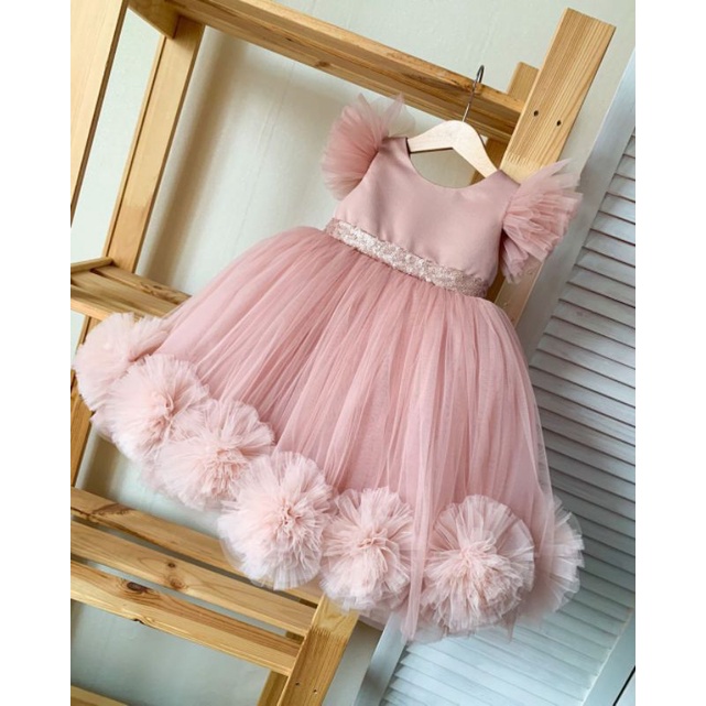 gaun vivian dress bayi neychan gaun pesta anak