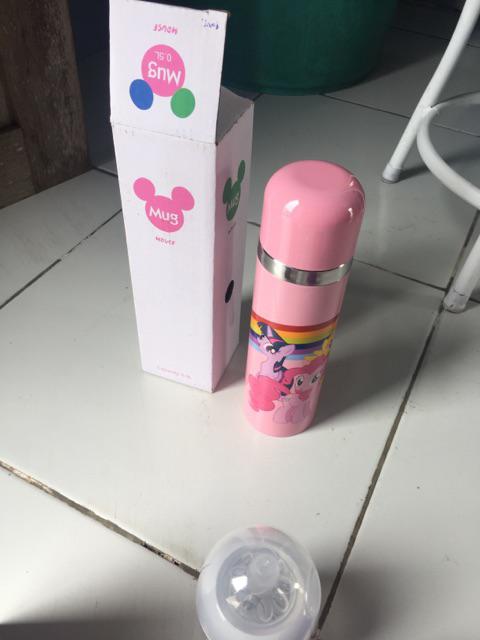 Termos Air Karakter Stainless Panas Dingin Anak
