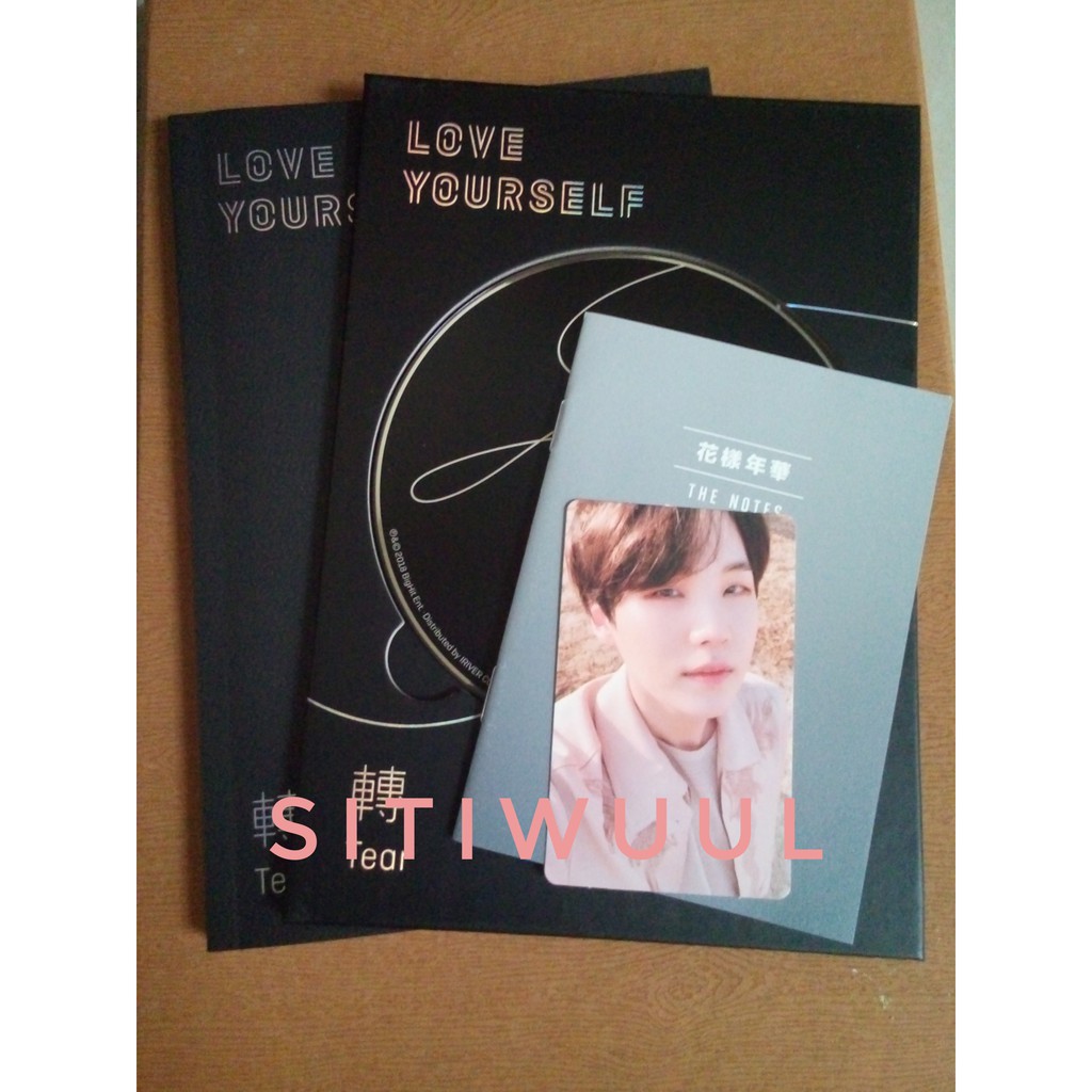 BTS LOVE YOURSELF TEAR Y VERSION ALBUM WITH SUGA PC