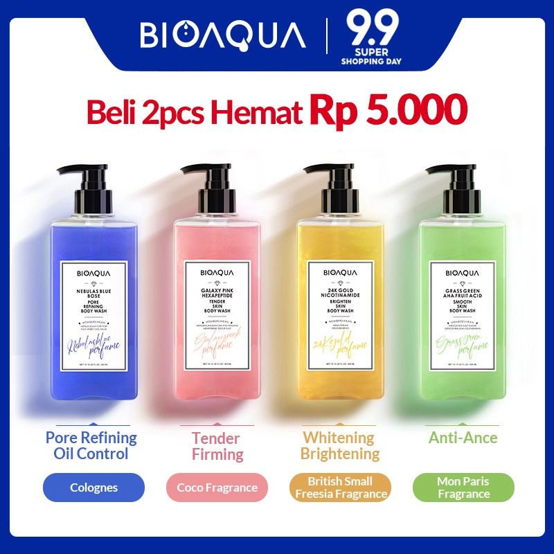 bioaqua 24k gold body wash 400ml