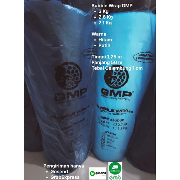 

Sale!!! Bubble Wrap Gmp Murah 125Cm X 50M Gosend Grab - Paling Dicari