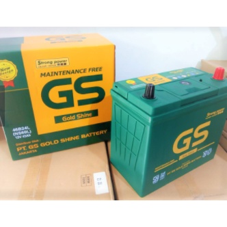 Aki Mobil GS Suzuki Ertiga, Baleno GS GOLD SHINE MF NS60L Aki Kering 12V / 45 Ah