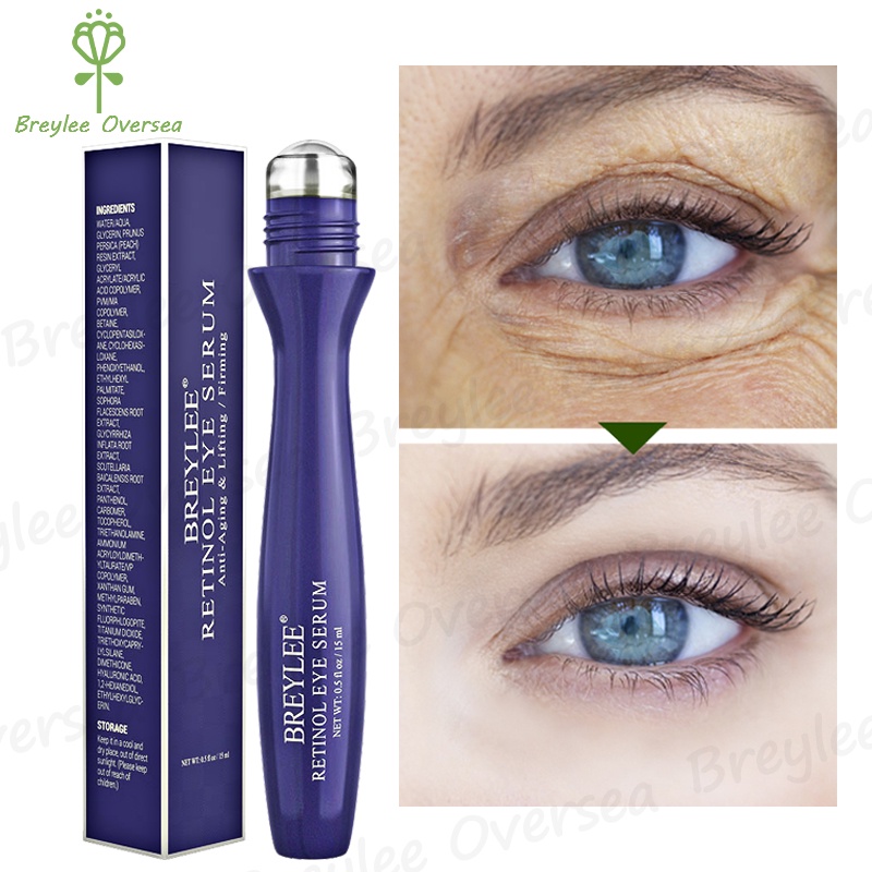 BREYLEE RETINOL EYE SERUM- Menyamarkan Kerutan Halus Area Sekitar Mata (15ml)