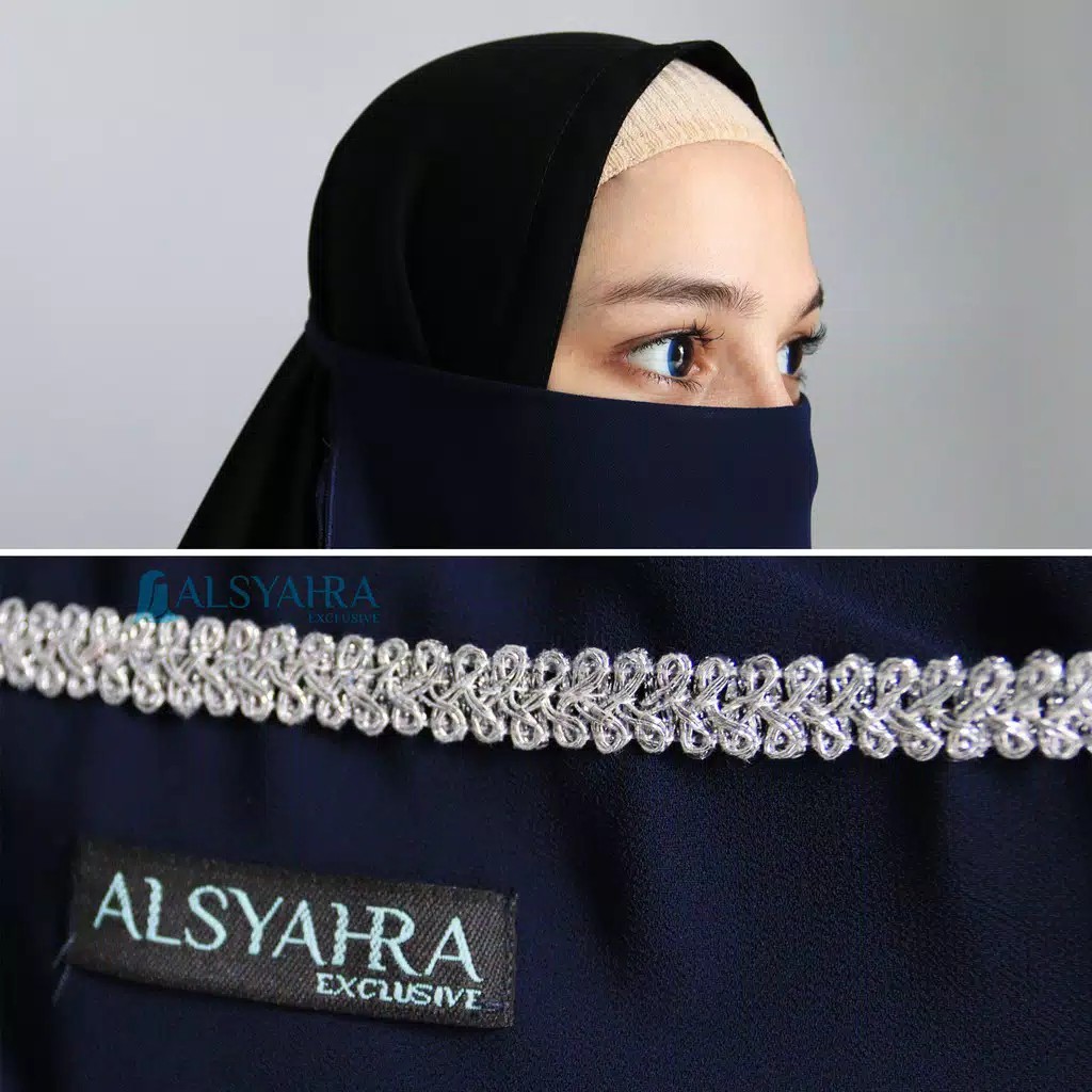 Alsyahra Exclusive Cadar Tali 2 Layer Zahrah Sifon Premium