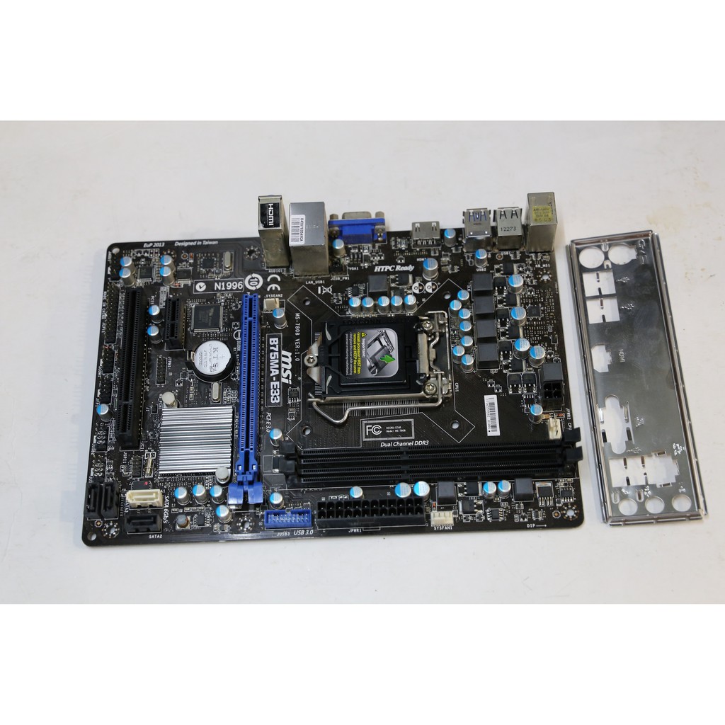 Mobo Mainboard Motherboard Intel LGA 1155 B75 MSI Onboard