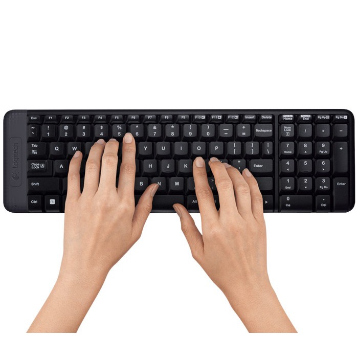 Keyboard + Mouse Wireless Logitech MK220 Combo