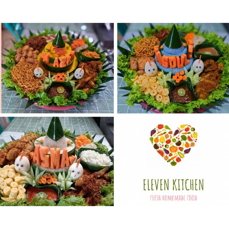 

paket nasi tumpeng komplit untuk 15 org