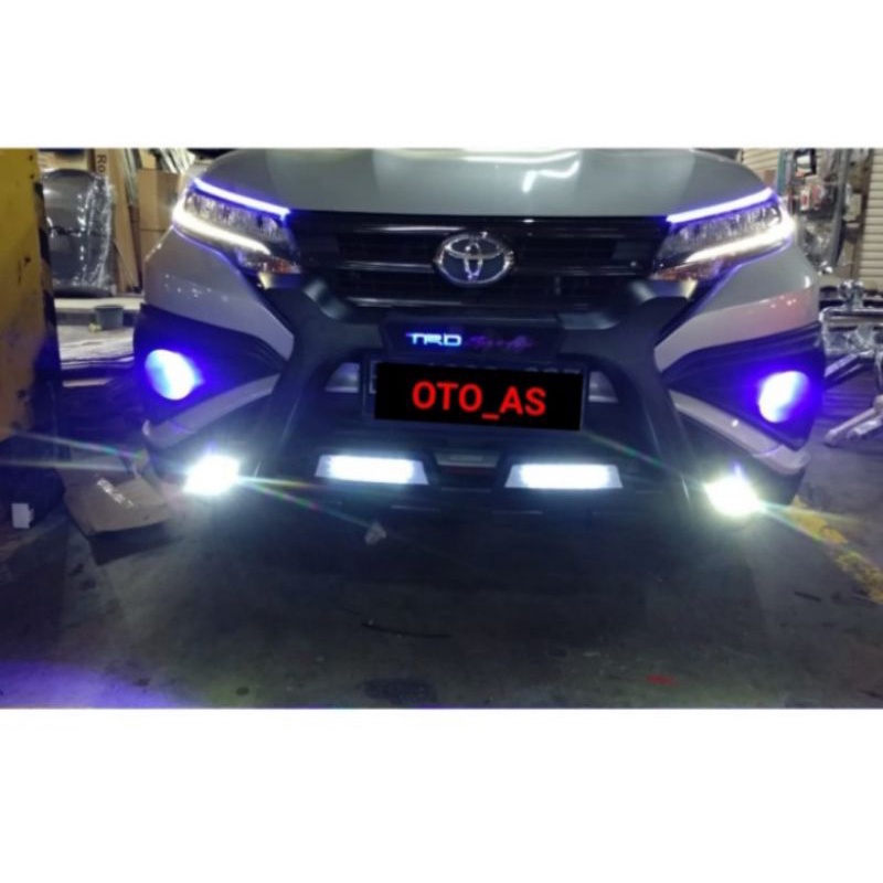TANDUK DEPAN LUXURY LED DRL ALL NEW RUSH 2018-2019