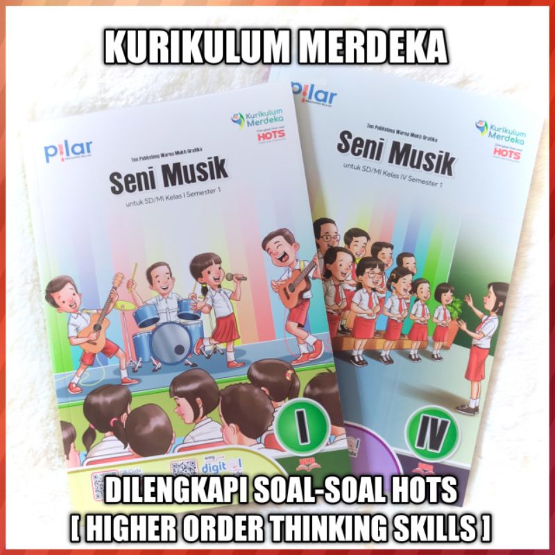 SENI MUSIK Kelas 1 & 4 SD/MI Semester 1 Kurikulum Merdeka - PT. Warna Mukti Grafika