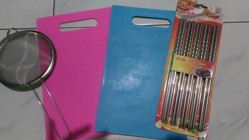 10 Pasang Sumpit Stainless - Polos / Chopsticks