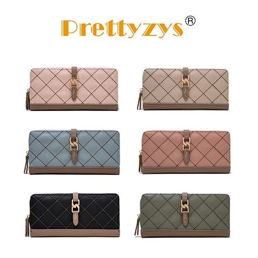 PRETTYZYS - NAURA LONG WALLET - DOMPET IMPORT - DOMPET WANITA