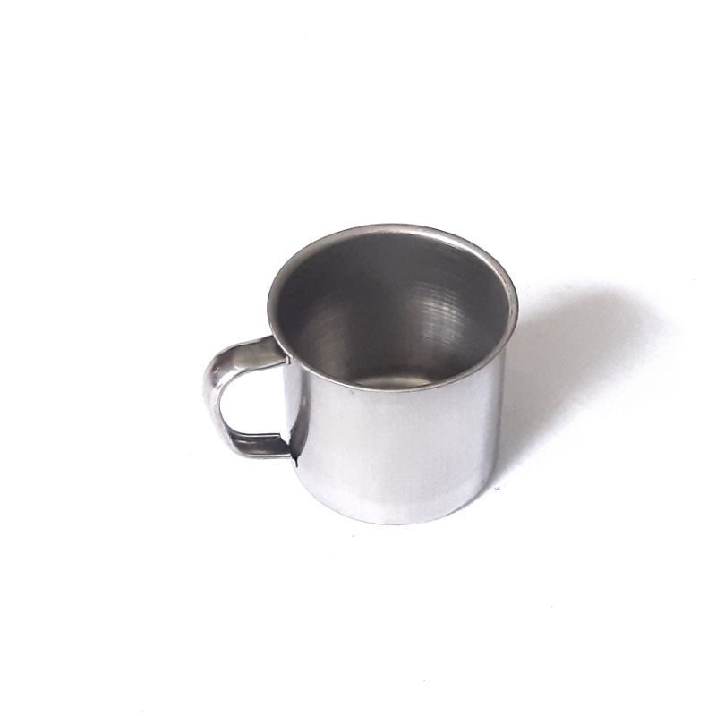 Mug Cangkir Gelas Kopi Teh Stainless Diameter 7 cm