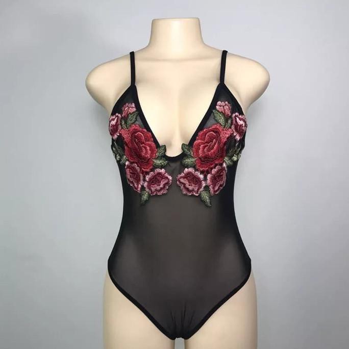 Terlarisseller# Bodysuit Lingerie Teddies Monokini Transparan