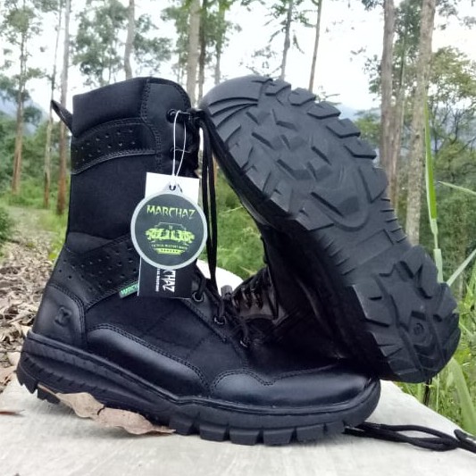 SEPATU PDL MARCHAZ KULIT ASLI SEPATU PDL TNI POLRI SECURITY SATPAM SEPATU BOOTS PRIA KULIT ASLI