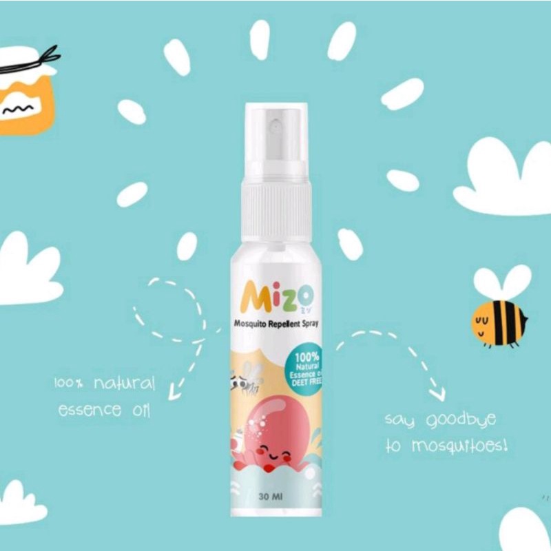 Mizo Mosquito Repellent SPRAY 30ml Spray Anti Nyamuk Mizo (SPRAY)