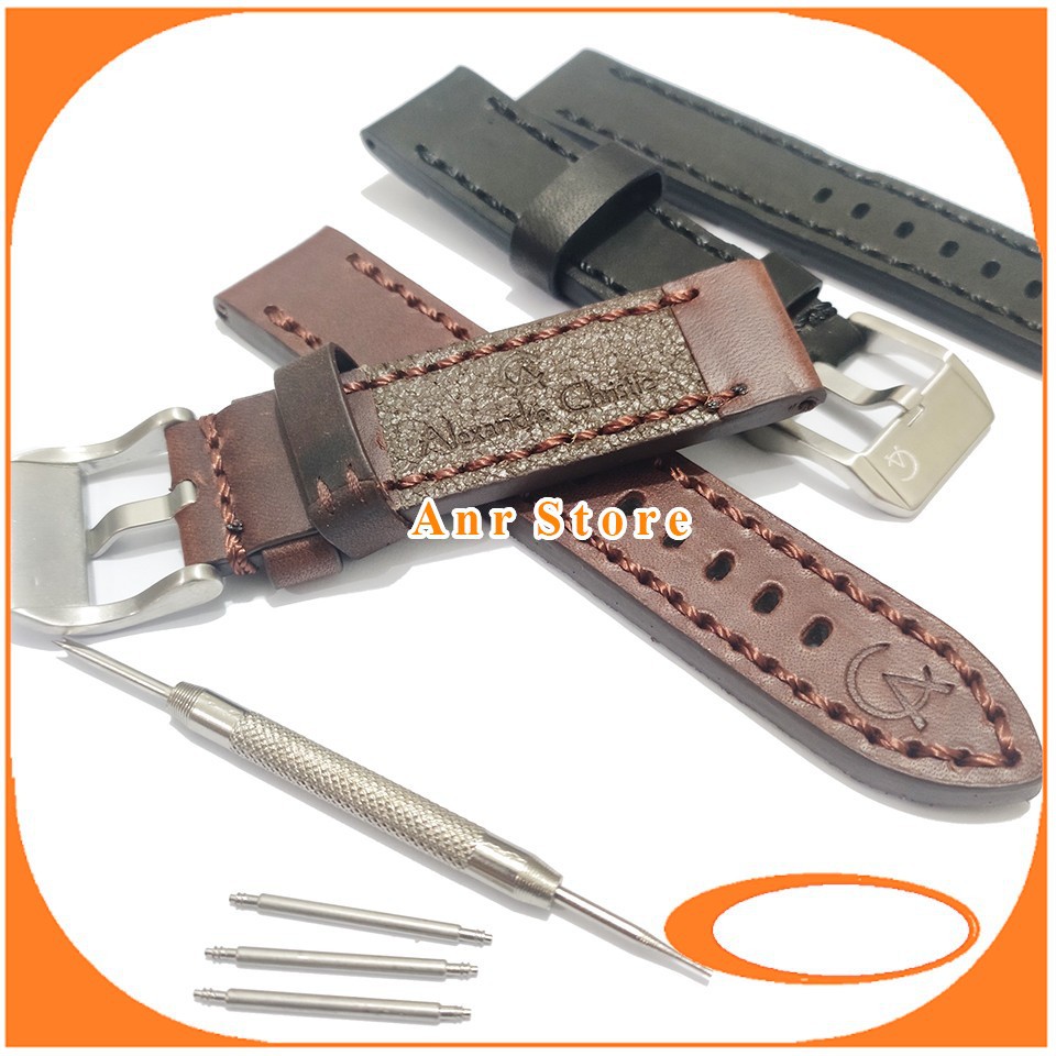 Strap Tali Jam Tangan Alexandre Christie Original Oem 22 mm 24 mm