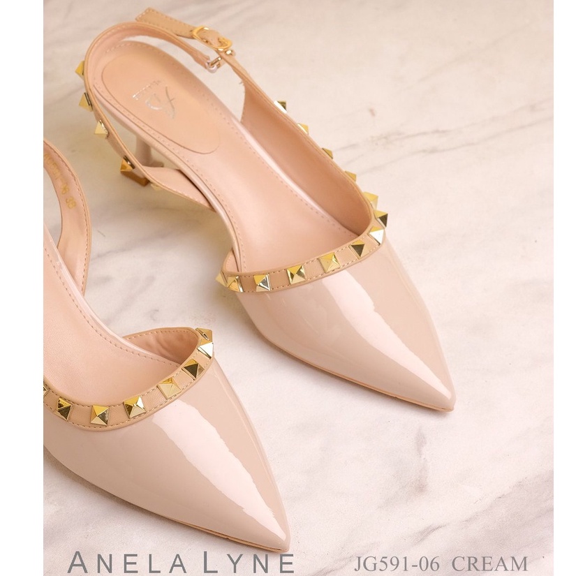 ANELA LYNE BOBBIJO SEPATU ROCKSTUD GLOSY G591-06 ORIGINAL