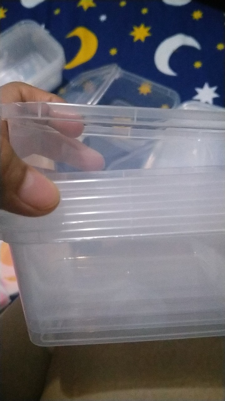 Thinwall Food Container 250ml Kotak/tempat Penyimpanan Makanan/cup Salad/cup Puding/ Dessert Box