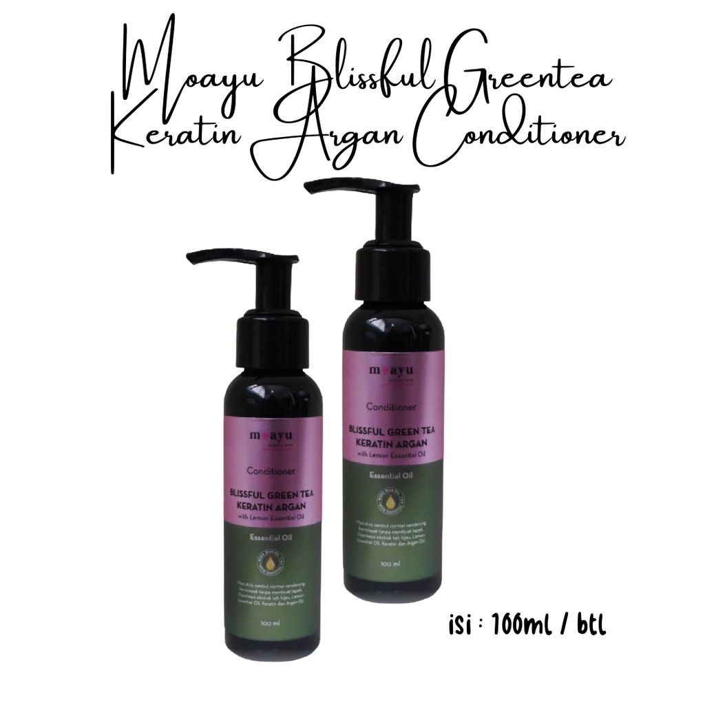 Jual Conditioner Keratin Anti ketombe & Lepek Moayu Blissful Green Tea