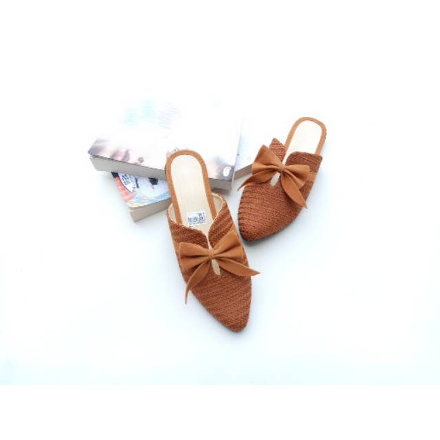 Sepatu Flatshoes Wanita Sandal Slop wanita Soll Karet Elastis Sepatu Wanita Super Empuk Flatshoesnag
