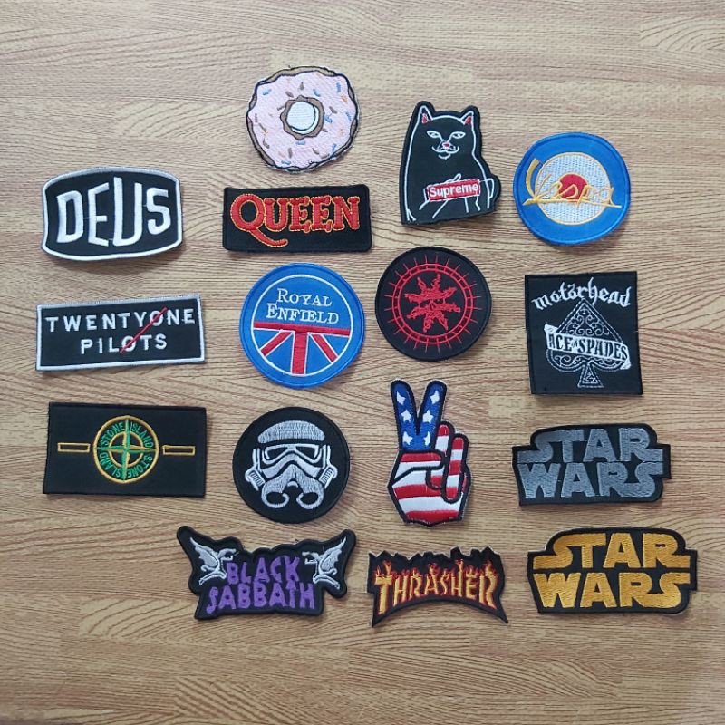 Patches mini bordir karakter premium