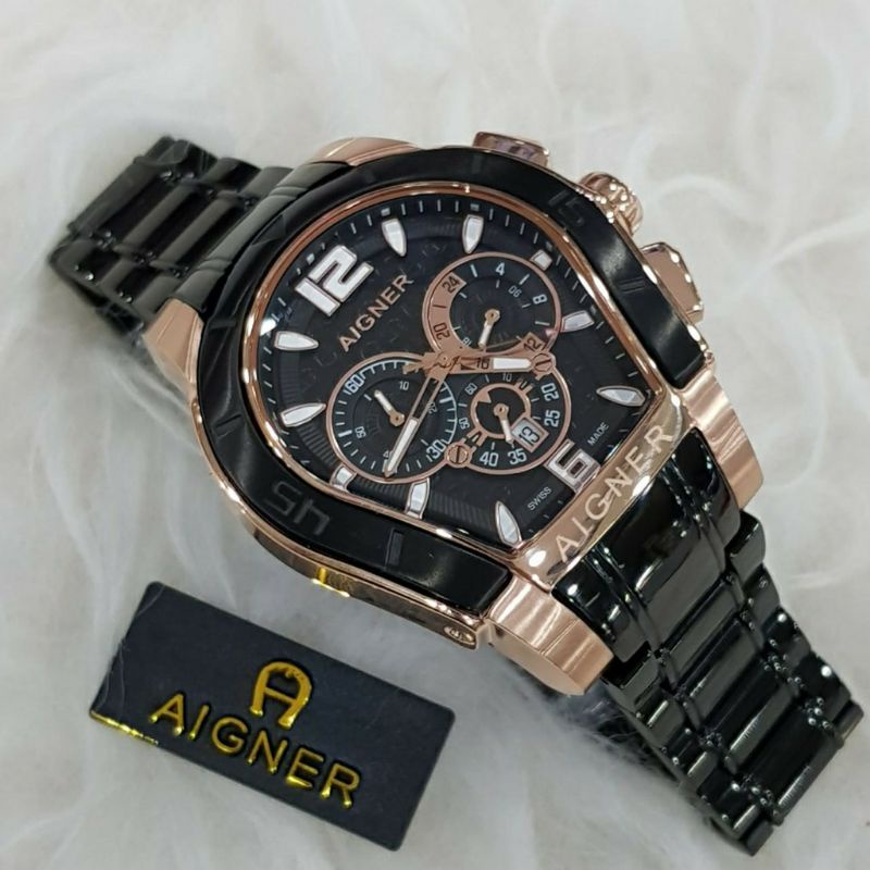 Jam Tangan Pria Aigner Palermo Super Premium Graden AAA - Jam Tangan Aigner Palermo Cronograp