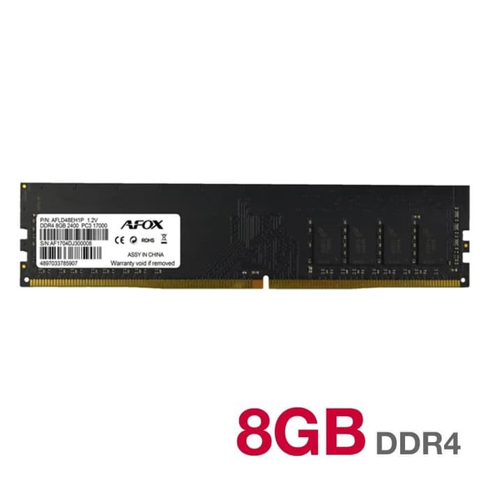 DDR4 8 GB PC AFOX 2400