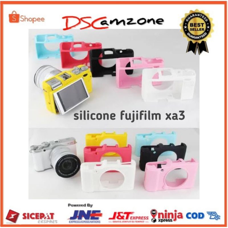 Case FUJIFILM XA3 Kamera Mirrorless Pelindung Kamera -Silicone