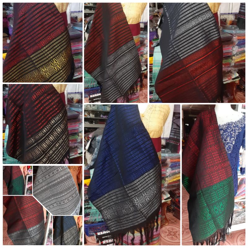 Bahan Jas Tenunan Tarutung Kain Batak Pesta Pucca  Tumtuman Mangiring Jugia