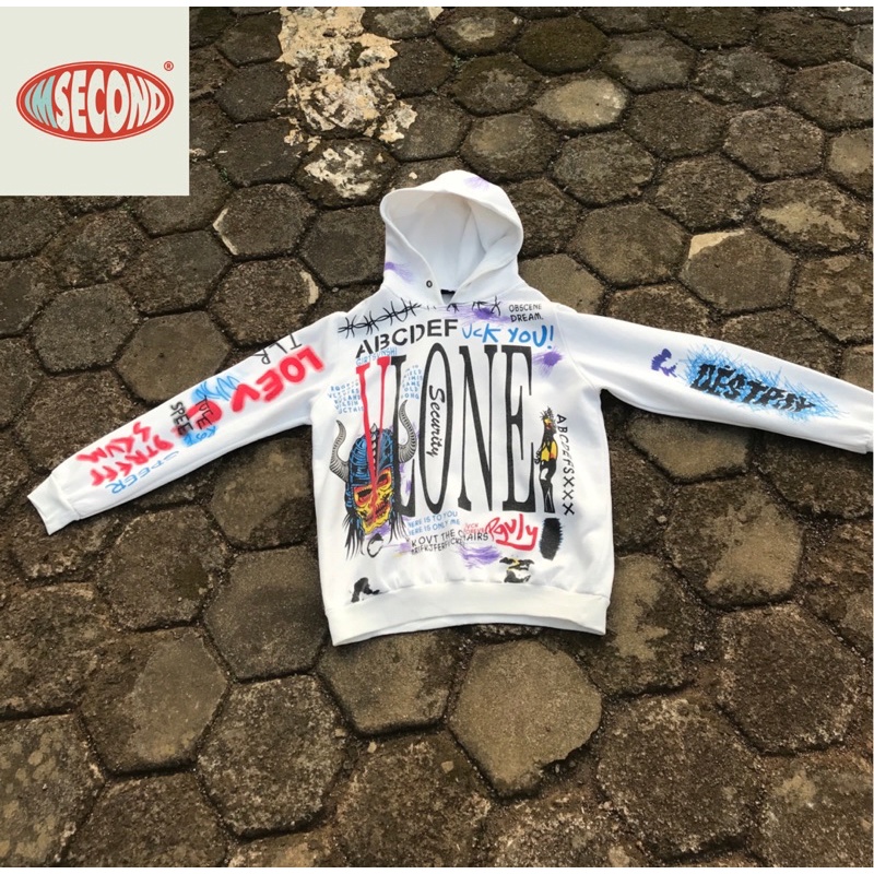 hoodie vlone abcdefuckyou (RARE)